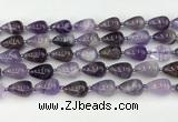 CNA1180 15.5 inches 11*16mm teardrop amethyst beads wholesale