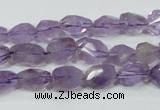 CNA200 15.5 inches 8*14mm faceted nugget natural amethyst beads