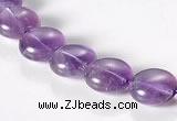 CNA24 10mm flat round A- grade natural amethyst beads Wholesale