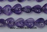 CNA282 15.5 inches 12*12mm heart natural amethyst beads wholesale