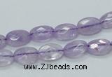 CNA328 15.5 inches 8*12mm faceted oval natural lavender amethyst beads