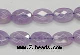 CNA329 15.5 inches 10*14mm faceted oval natural lavender amethyst beads