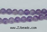 CNA400 15.5 inches 4mm round natural lavender amethyst beads