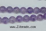 CNA401 15.5 inches 6mm round natural lavender amethyst beads