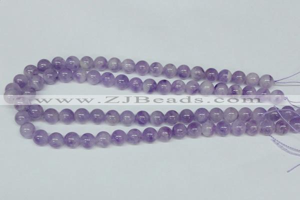 CNA402 15.5 inches 8mm round natural lavender amethyst beads