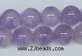 CNA406 15.5 inches 18mm round natural lavender amethyst beads