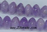 CNA409 15.5 inches 10*16mm rondelle natural lavender amethyst beads