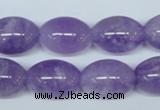 CNA414 15.5 inches 13*18mm rice natural lavender amethyst beads