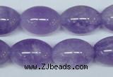 CNA415 15.5 inches 15*20mm rice natural lavender amethyst beads