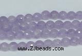 CNA421 15.5 inches 6mm faceted round natural lavender amethyst beads