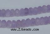 CNA427 4*8mm faceted rondelle natural lavender amethyst beads