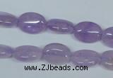 CNA444 15.5 inches 10*14mm oval natural lavender amethyst beads