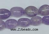 CNA465 15.5 inches 10*14mm nugget natural lavender amethyst beads