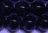 CNA563 15.5 inches 10mm round AA grade natural dark amethyst beads