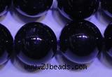 CNA575 15.5 inches 14mm round AAA grade natural dark amethyst beads