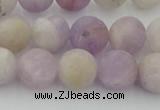 CNA673 15.5 inches 10mm round matte lavender amethyst beads