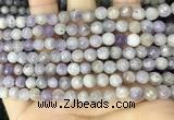 CNA686 15.5 inches 6mm faceted round lavender amethyst beads