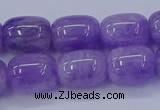 CNA716 15.5 inches 10*14mm drum lavender amethyst beads