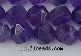 CNA760 15.5 inches 12mm faceted nuggets amethyst beads wholesale
