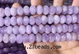 CNA782 15.5 inches 7*10mm rondelle lavender amethyst beads