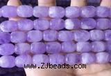 CNA785 15.5 inches 10*14mm drum lavender amethyst beads