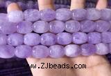 CNA786 15.5 inches 12*16mm drum lavender amethyst beads