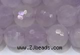 CNA790 15.5 inches 8mmm faceted round lavender amethyst beads