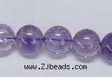 CNA804 15.5 inches 12mm round natural light amethyst beads