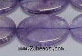 CNA837 15.5 inches 25*35mm oval natural light amethyst beads