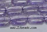 CNA850 15.5 inches 10*14mm rectangle natural light amethyst beads