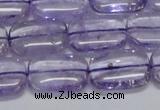CNA851 15.5 inches 12*16mm rectangle natural light amethyst beads