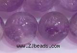 CNA957 15.5 inches 14mm round natural lavender amethyst beads