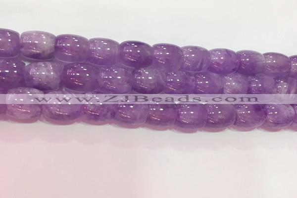 CNA981 15.5 inches 14*14mm drum natural lavender amethyst beads