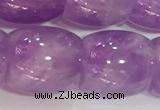 CNA982 15.5 inches 16*16mm drum natural lavender amethyst beads