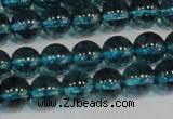 CNC422 15.5 inches 8mm round dyed natural white crystal beads