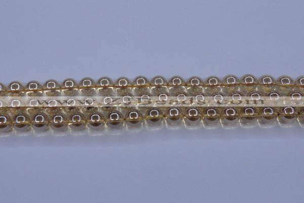 CNC503 15.5 inches 10mm round dyed natural white crystal beads