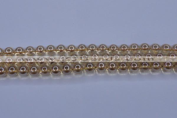 CNC503 15.5 inches 10mm round dyed natural white crystal beads