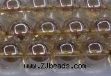 CNC504 15.5 inches 12mm round dyed natural white crystal beads