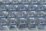 CNC511 15.5 inches 10mm round dyed natural white crystal beads