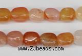 CNG06 15.5 inches 9*12mm nuggets agate gemstone beads