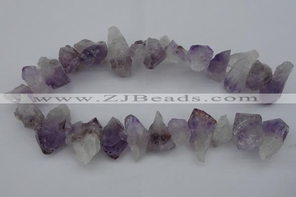 CNG1074 15.5 inches 20*30mm - 22*30mm nuggets lavender amethyst beads
