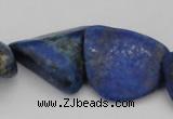 CNG1112 15.5 inches 13*18mm - 20*25mm freeform lapis lazuli beads