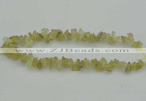 CNG1117 15.5 inches 8*12mm - 13*18mm nuggets lemon quartz beads