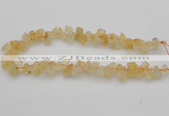 CNG1118 15.5 inches 8*12mm - 13*18mm nuggets citrine gemstone beads