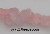 CNG1119 15.5 inches 8*12mm - 13*18mm nuggets rose quartz beads