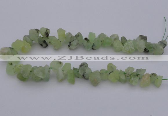 CNG1120 15.5 inches 8*12mm - 13*18mm nuggets green rutilated quartz beads