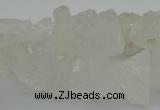 CNG1128 15.5 inches 8*12mm - 13*18mm nuggets white crystal beads