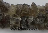 CNG1129 15.5 inches 8*12mm - 13*18mm nuggets smoky quartz beads