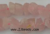 CNG1132 15.5 inches 8*12mm - 13*18mm nuggets rose quartz beads