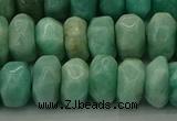 CNG1183 15.5 inches 6*14mm - 8*14mm nuggets amazonite beads